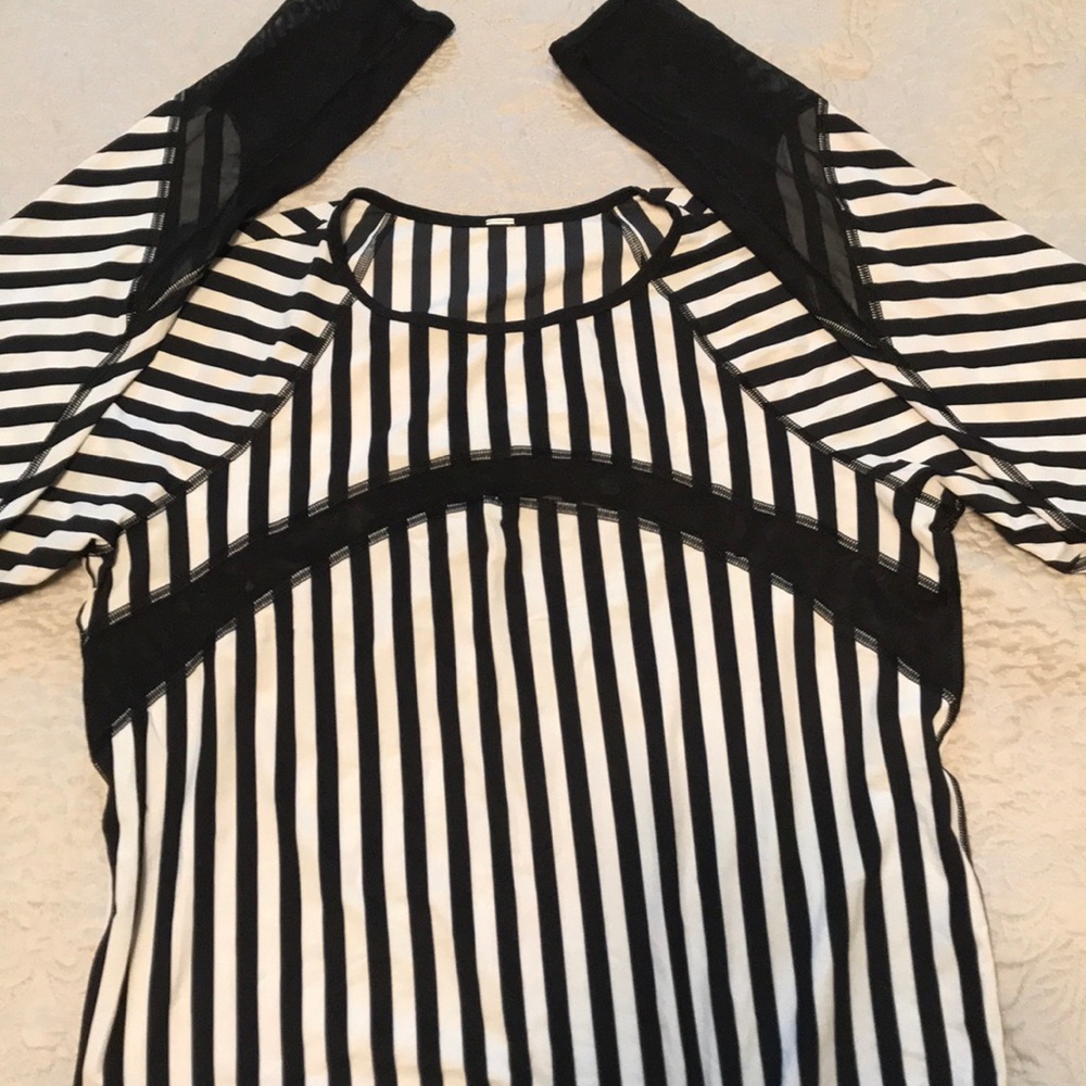 Lululemon stripe long sleeve
